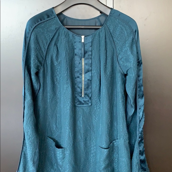 Rebecca Taylor Zip Front Silk Dress - Picture 3 of 9